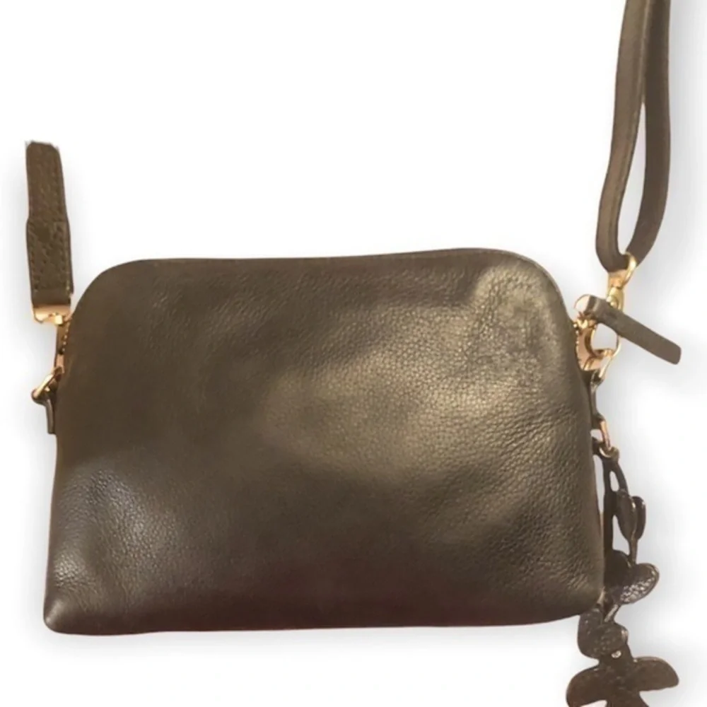 Tory Burch black leather mini bag crossbody authentic